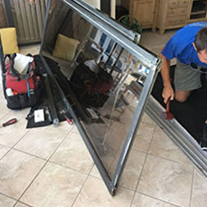 sliding glass door frame repair Redding